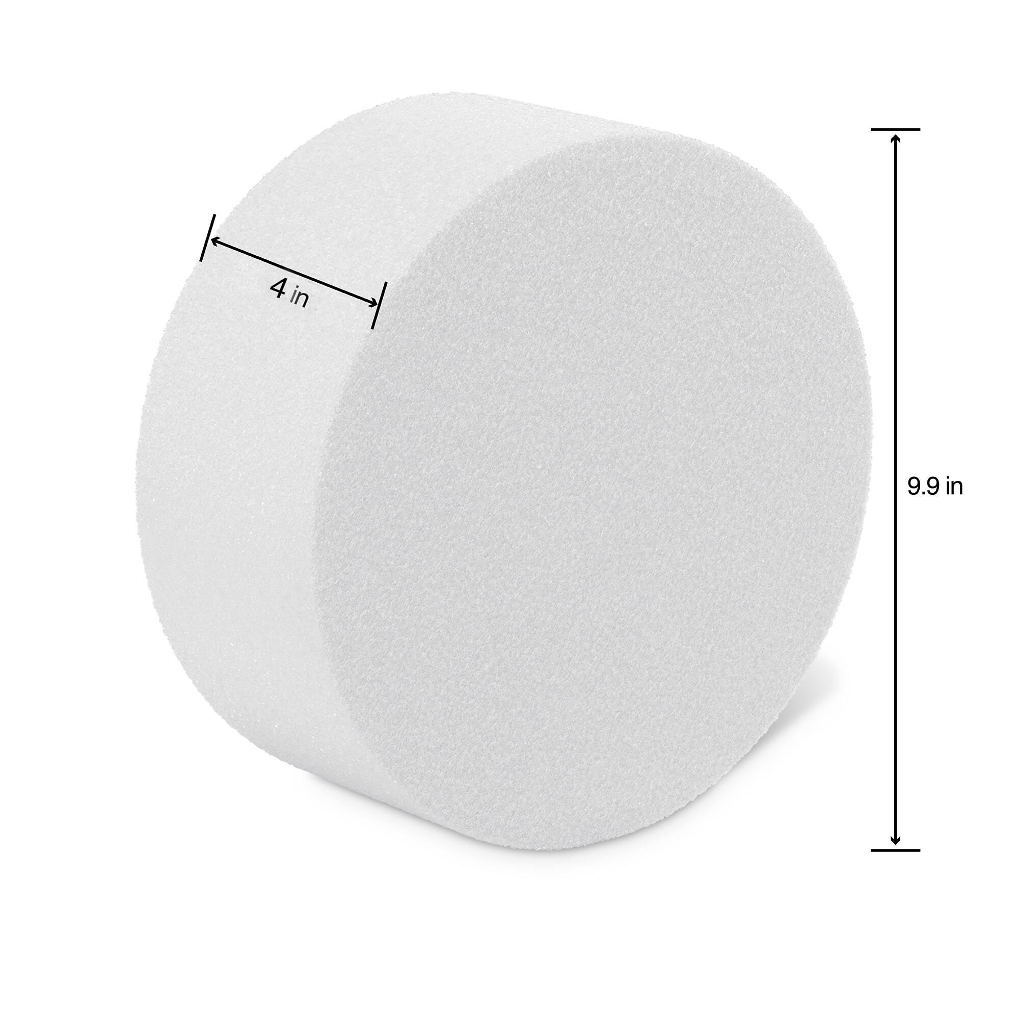 12 Pack: FloraCraft® CraftFōM Round Cake Form White